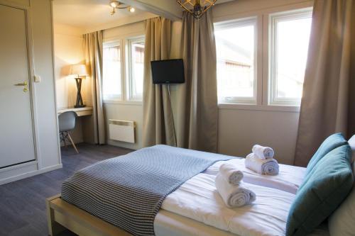 Foto de una habitación de Lillehammer Turistsenter Budget Hotel