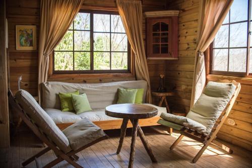 Foto de una habitación de Las Cabañas Encantadas de Nindirí