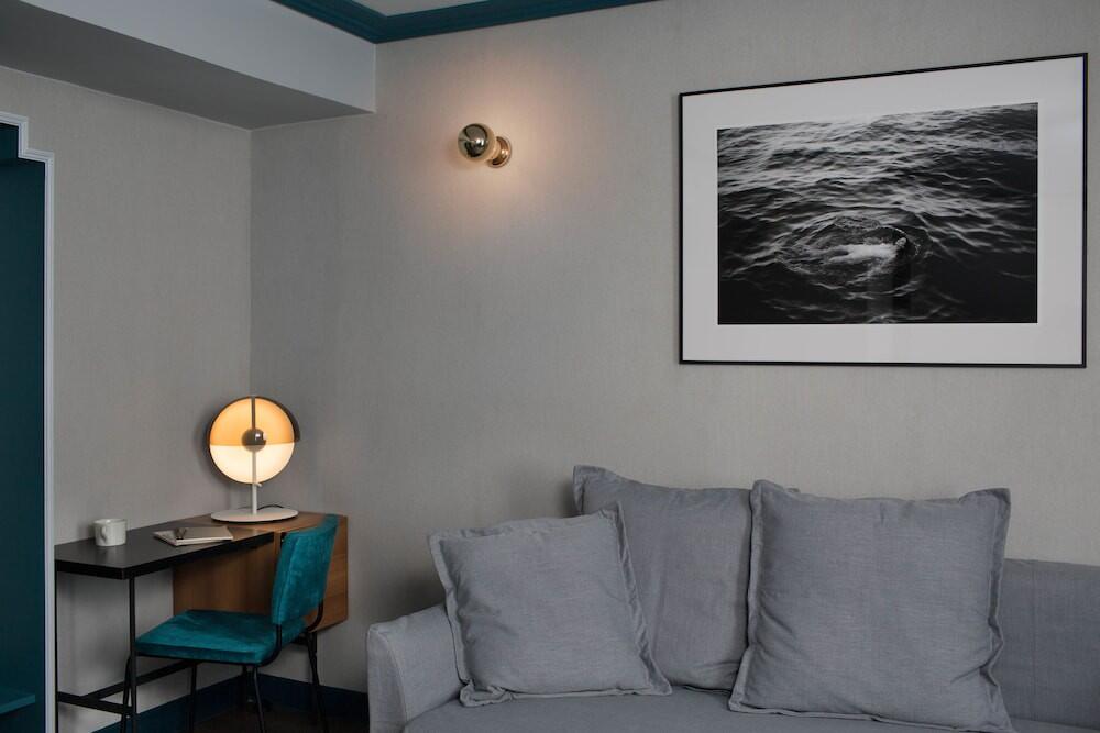 Foto de una habitación de Hôtel Louvre Piemont