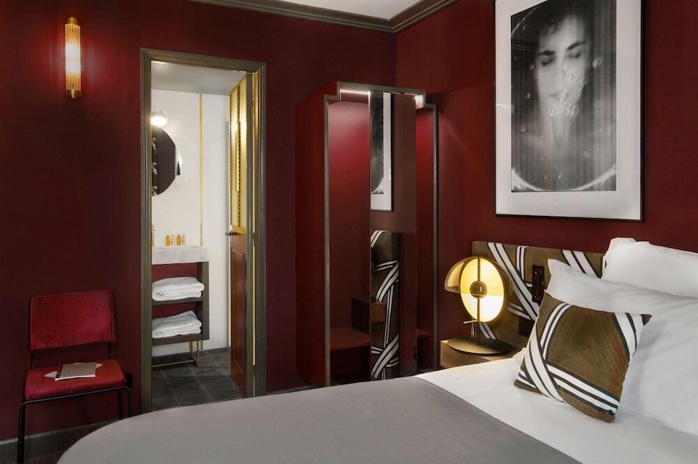 Foto de una habitación de Hôtel Louvre Piemont