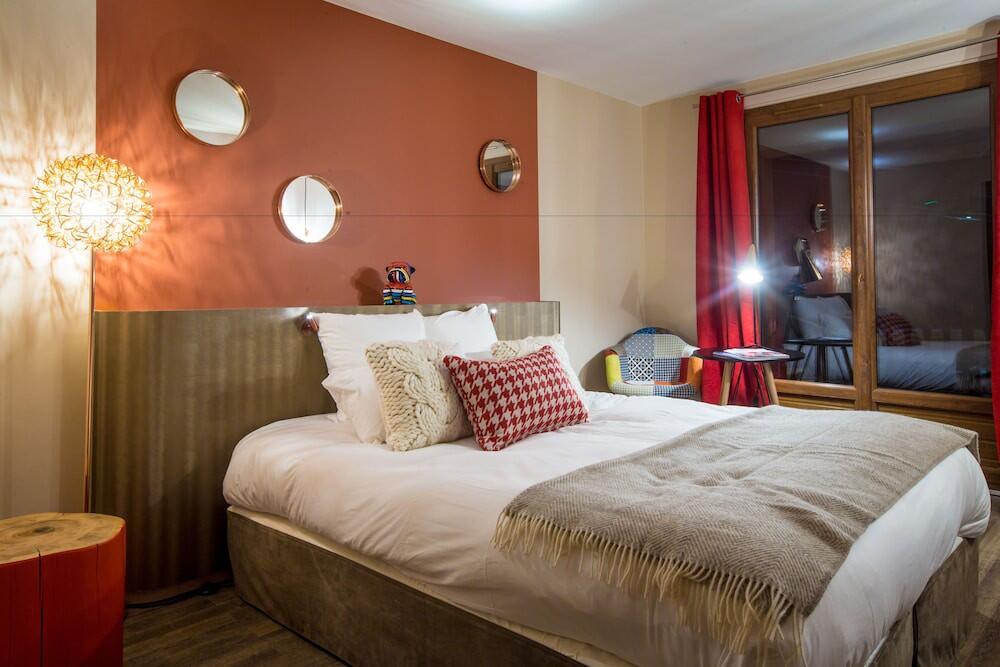 Foto de una habitación de Hôtel Grandes Rousses