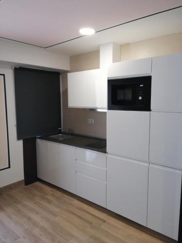 Foto de una habitación de Apartamentos la Nogalera