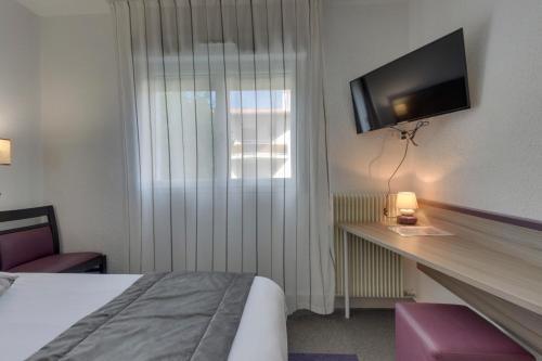 Foto de una habitación de Hôtel O&amp;#039;Nice Saintes