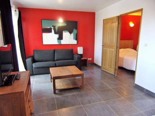 Foto de una habitación de Hotel Domaine le Milos