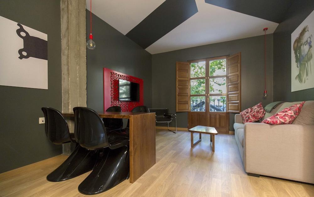 Foto de una habitación de Apartamentos San Justo Plaza