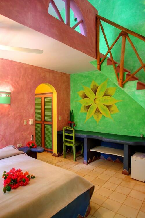 Foto de una habitación de Hotel La Tortuga