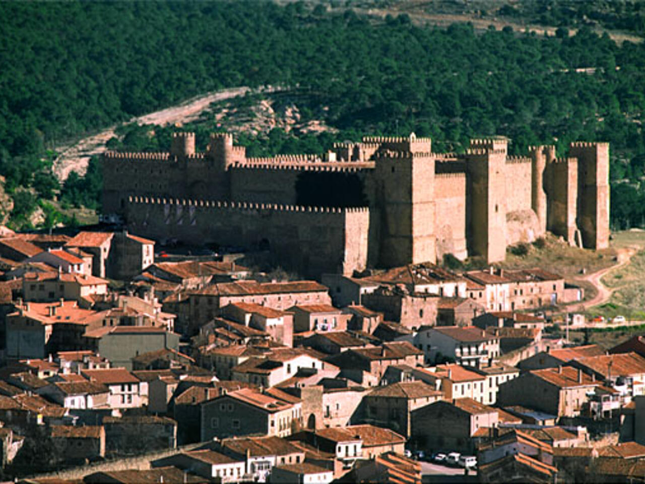 Fotografía de La villa de Sigüenza vista desde el aire