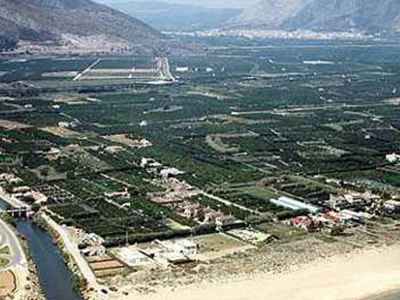 Fotografía de Xeraco, vista aerea