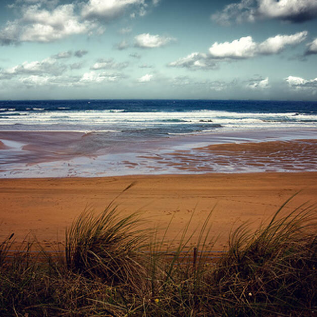 Foto de Zarauz y el Parque Natural de Iñurritza